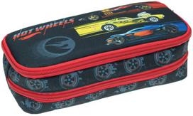 „Hot Wheels“ varžybų pieštukų dėklas su dviem skyriais, 26 cm