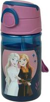 Disney „Ledo šalies seserys“ plastikinis butelis su kabliuku 350 ml