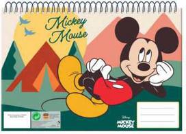 Disney Mikio gamtos spiralinis eskizų sąsiuvinis, A/4, 30 lapų
