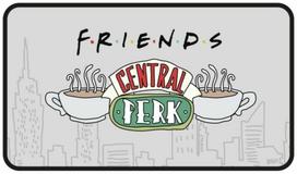 Rankšluostis Friends Central Perk kilimėlis durims, vonios kambariui, 40x70 cm