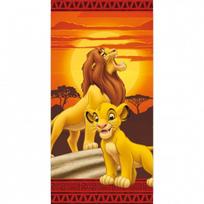 Disney Liūtas karalius Tėvas ir sūnus rankšluostis, paplūdimio rankšluostis 70x140cm