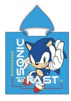 Sonic the Hedgehog Sonic the Hedgehog paplūdimio rankšluostis pončas 55x110 cm (greitai džiūstantis)