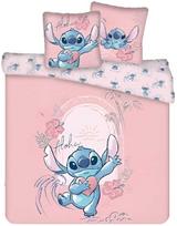 Disney Lilo ir Stitch širdelė dvigulė, dvigulė patalynė 240–220 cm, 65 x 65 cm