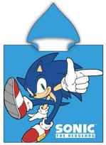 Sonic the Hedgehog Dude Sonic the Hedgehog paplūdimio rankšluostis pončas 55x110 cm (greitai džiūstantis)