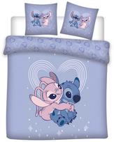 Disney Lilo ir Stitch Love dvigulė antklodės užvalkalas 240–220 cm, 65 x 65 cm