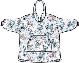 Disney Lilo ir Stitch Angel suaugusiųjų megztinis pliušinis poliarinis pledas, pončas