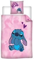 Mielas „Disney Lilo and Stitch“ patalynės komplektas 140–200 cm, 65–65 cm