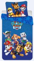 „Paw Patrol“ mėlynos spalvos vaikiška patalynės komplektas 100–140 cm, 40–45 cm