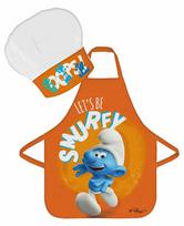 Smurfs Oops vaikiška prijuostė, dviejų dalių komplektas