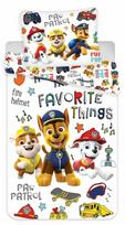 „Paw Patrol“ vaikiškos patalynės komplektas „Favorite Things“ 100–135 cm, 40–60 cm