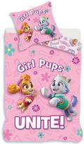 Vaikiška patalynės komplektas „Paw Patrol Girl Unite“ 100–135 cm, 40–60 cm