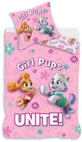 Paw Patrol Girl Pups Unite patalynės užvalkalas 140√ó200cm, 60√ó63cm
