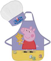 Peppa Pig Teddy vaikiška prijuostė, dviejų dalių rinkinys