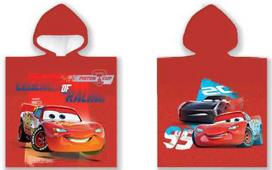Disney Cars Racing paplūdimio rankšluostis pončas 50x100cm