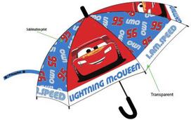 „Disney Cars“ vaikiškas pusiau automatinis skėtis, √ò68 cm
