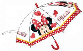 „Disney Minnie“ vaikiškas permatomas pusiau automatinis skėtis √ò69 cm