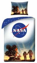 Patalynė bawełniana 140x200 Nasa kosmos kosmonauci rakieta 5995 poszewka 70x90 astronauta planety gwiazdy statek kosmiczny młodzieżowa