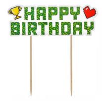 Žaidėjų žaidimas su gimtadienio torto dekoravimo žaislu 14,5 cm