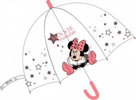 „Disney Minnie“ vaikiškas permatomas pusiau automatinis skėtis √ò69 cm