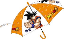 „Dragon Ball“ pusiau automatinis permatomas vaikiškas skėtis √ò83 cm