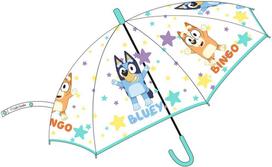 „Bluey Star“ vaikiškas permatomas pusiau automatinis skėtis √ò74 cm