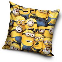 Carbotex Pliušinis dekoratyvinis pagalvės užvalkalas MINIONS 40x40 cm VELVET