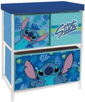 Disney Lilo ir Stitch Leaf žaislų laikymo stovas su 3 skyriais 53x30x60 cm