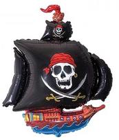 Piratų laivo folijos balionas 36 cm (WP)