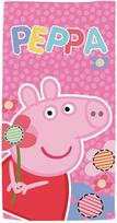 Peppa Pig Flower vonios rankšluostis, paplūdimio rankšluostis 70x140cm (greitai džiūstantis)