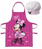Disney Minnie Too Cute vaikiška prijuostė, dviejų dalių, komplektas