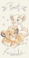 Disney Liūtas karalius Simba ir Nala vonios rankšluostis, paplūdimio rankšluostis 70*140cm