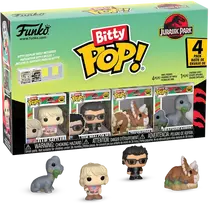 FUNKO Bitty POP! Figūrėlių rinkinys: Jurassic Park, ~2.3 cm (4 vnt.)