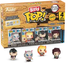 FUNKO Bitty POP! Figūrėlių rinkinys: Demon Slayer, ~2.3 cm (4 vnt.)