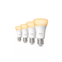 Philips Hue WA 810 A60 4P EU | E27 | 6 W | Warm to cool white light | Bluetooth and Zigbee