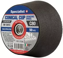 SPECIALIST+ betono šlif. taurė C80, 110/90x55xM14 mm