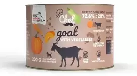 SYTA MICHA Chef Ožkiena su daržovėmis Mono - šlapias šunų maistas - 200g