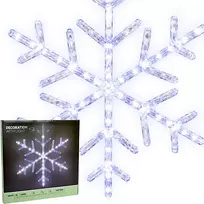 Christmas Decoration Kalėdinė dekoracija SNIEGO LUITAS, šviečianti, kabinama, 40 LED, balta, 1080623