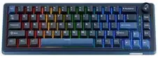 Ducky OK-M 65 žaidimų klaviatūra, 65%, Hot-Swappable, RGB, ANSI – KTT Wine raudoni jungikliai