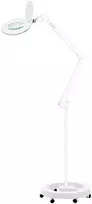 Activeshop Kosmetologinė LED lempa su lupa ir stovu Elegante 6031 3D, balta