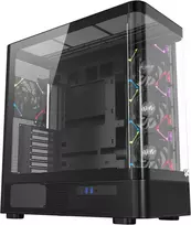 XYZ PC GEAR Quantum ARGB korpusas juodas (X-CS-QUANTUM-B)
