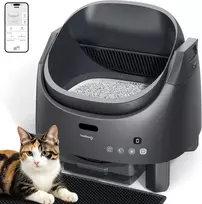 FEELNEEDY automatinė savaime išsivalanti kačių kraiko dėžė su programėle, 1–15 kg, 4075B