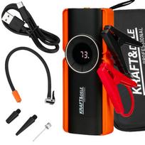 Daugiafunkcinis įkroviklis-paleidėjas su kompresoriumi ir LED žibintu Kraft & Dele KD5492, 1200A, 12 V, 10000 mAh