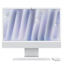 Apple iMac 24" (2024), M4 10C/10C, 24GB, 512GB, SWE, silver - Kompiuteris