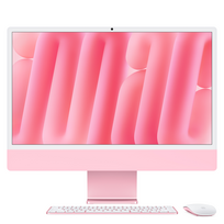 Apple iMac 24" (2024), M4 10C/10C, ​​24GB, 512GB, SWE, pink - Kompiuteris