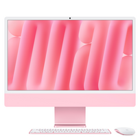 Apple iMac 24" (2024), M4 8C/8C, 16GB, 256GB, SWE, pink - Kompiuteris