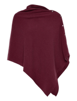 Rosemunde - Rwlaica Cashmere Poncho - Pončas - Burgundiška splava