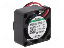 Fan: DC | axial | 5VDC | 20x20x8mm | 2.7m3/h | 23dBA | Vapo | 15000rpm