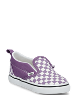 VANS - Slip-On V - Žemakulniai sportbačiai - Violetinė