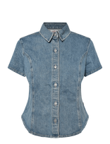 Levi's® - Ss Shaped Denim Shirt Hazy Day - Džinsiniai marškiniai - Mėlyna