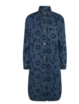 Marimekko - Maridenim Näkemys Unikko - Džinsinė suknelė - Mėlyna